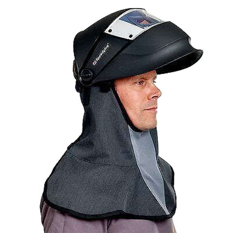 Speedglas welding PAPR with complete neck coverage
